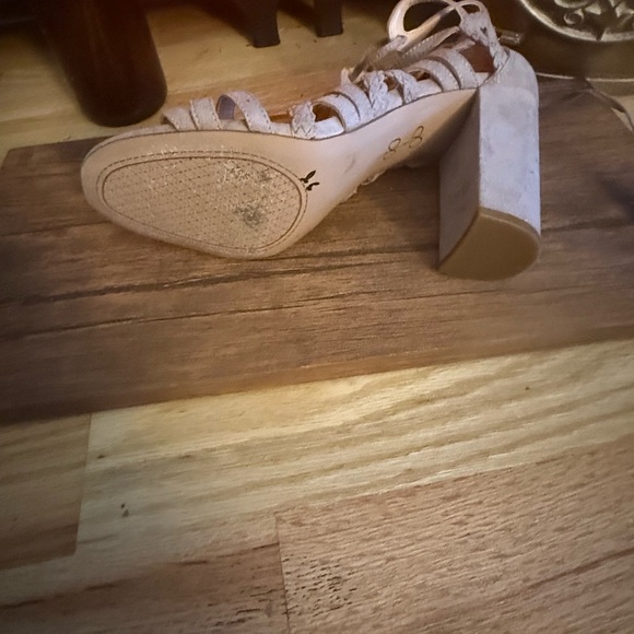 Jessica Simpson Lace-Up Heeled Sandals 3” heel - Picture 5 of 6